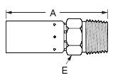 Male British Standard Pipe Tapered (BSPT) - U Series