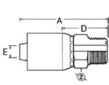 Male Flat-Face (FOR-Seal) O-Ring - Z Series