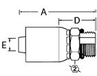 Male Straight Thread O-Ring Boss (ORB) Rigid - Z Series