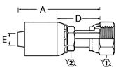 Female Flat-Face (FOR-Seal) O-Ring Swivel - Z Series