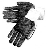 Rayon/Cotton Dot Glove