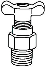 Brass Drain Cock Internal Seat MPT