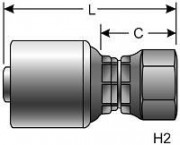 Female British Standard Parallel Pipe (BSPP) O-Ring Swivel - GH Series