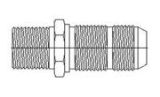 Male JIC Bulkhead x Male Pipe Thread