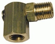 Hose Adapter - Brass Angle Swivel