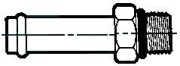 Hose Barb x Male O-Ring Boss