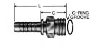 Male Flat-Face (FOR-Seal) O-Ring - GS Series