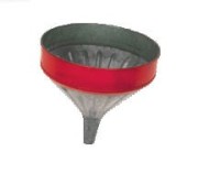 Galvanized Funnel - 9-Quart Capacity