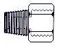 Male Pipe Thread x Female British Standard Pipe Parallel