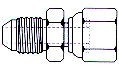 Male JIC x Female Flat Face British Standard Pipe Parallel - Swivel