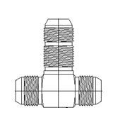 Male JIC Union - Bulkhead Branch Tee