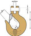 System 7 Clevis Slip Hook with Latch