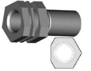 Center Support Fitting - Clip Mount - HFC11