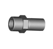 Metric Female Fitting - Clip Mount - Drill Point Seat - HFMF63