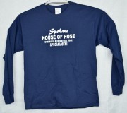 House of Hose Long Sleeve Shirt - Navy Blue