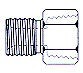 Male British Standard Pipe Parallel  x Female Pipe Thread