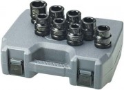 IR Impact Socket Set - 1" Drive  SAE Standard  - 8 Pieces