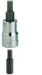 Socket - 3/8" Drive - Hex Bit - Metric