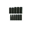 Socket Set - 1/2" Drive -  6 Pt. Deep Impact - 11 Pieces - Set No.  WT412