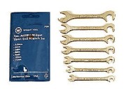 Open End Wrench Set - Miniature Metric- 7 Pieces   Set No. WT799