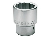 Socket - 1" Drive - 12 Pt. Standard