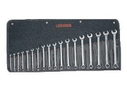 Combination Wrench Set - 12 Pt. Full Polish Metric - 18 Pieces   Set No. WT958